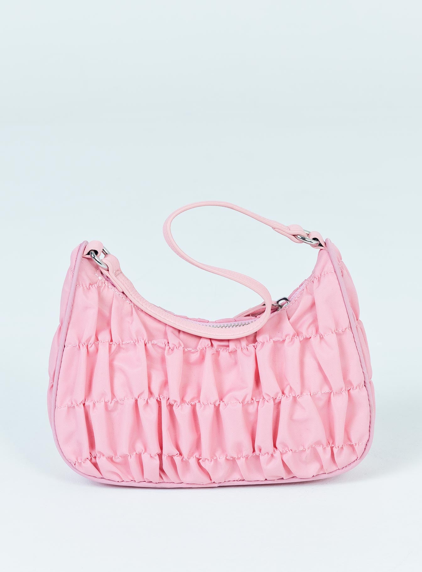 pink shoulder bag