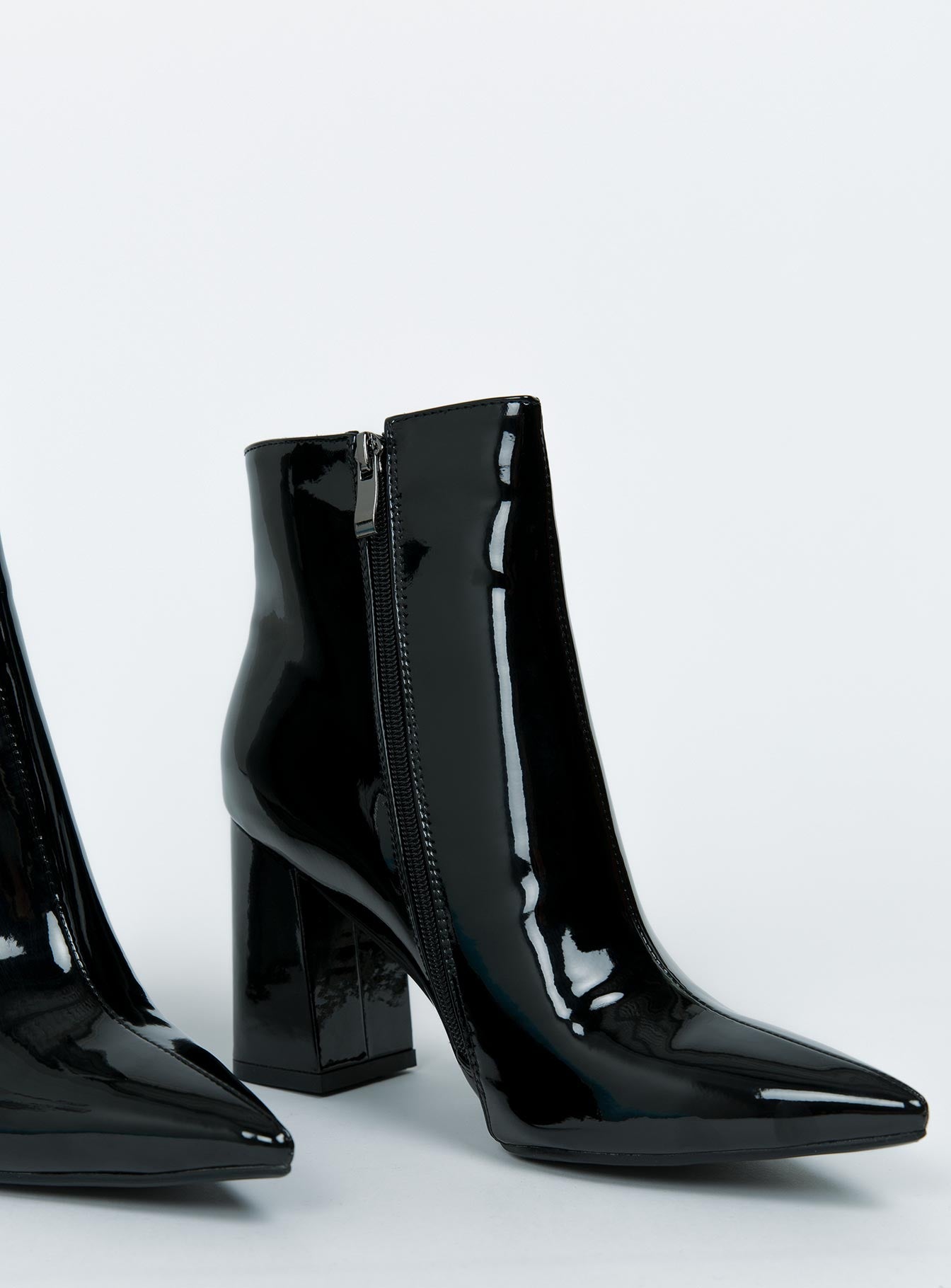 Therapy Black Patent Alloy Boots