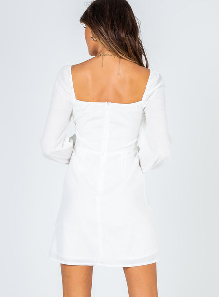 maritimo mini dress white