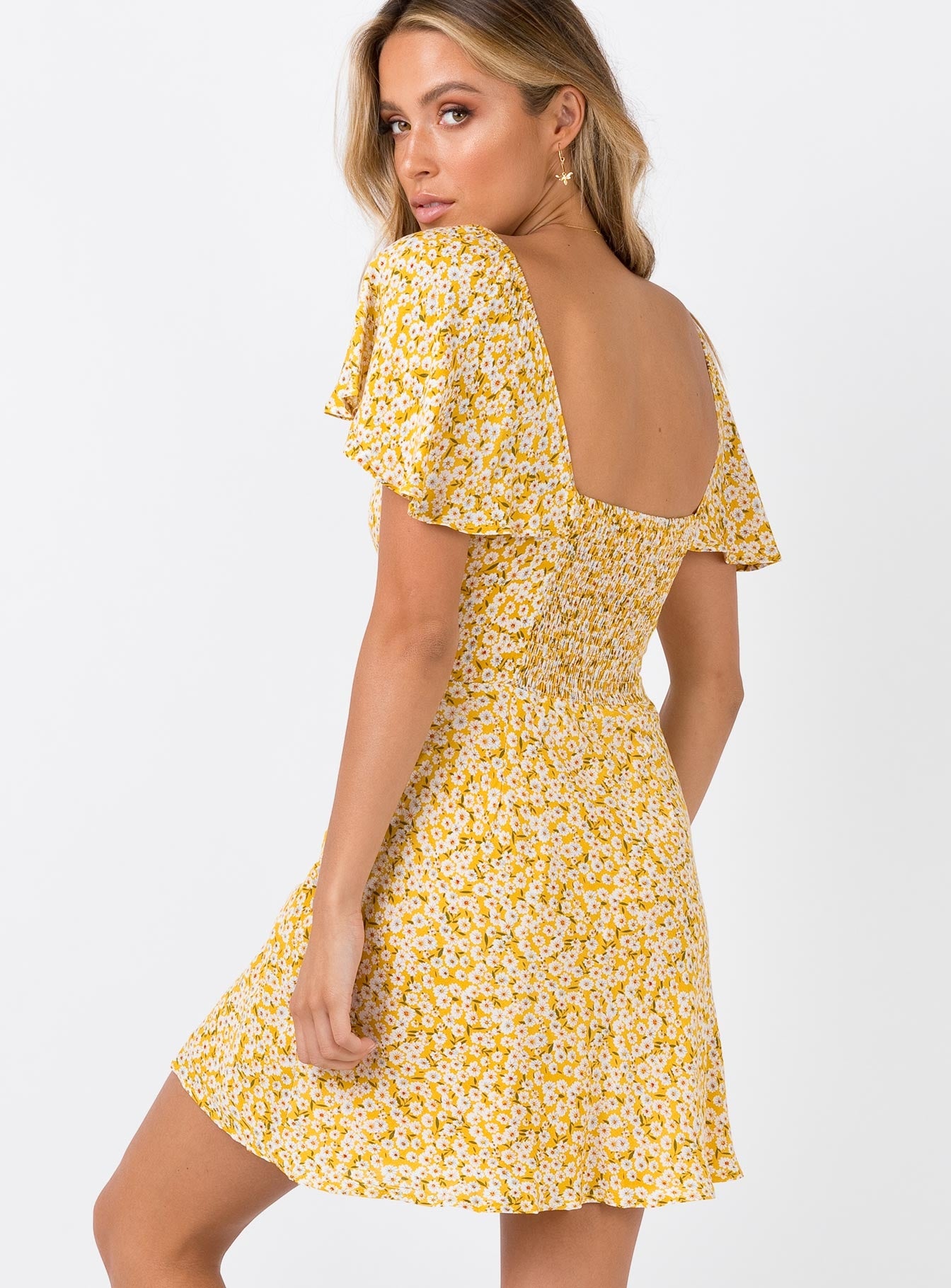 Just A Lover Mini Dress Yellow