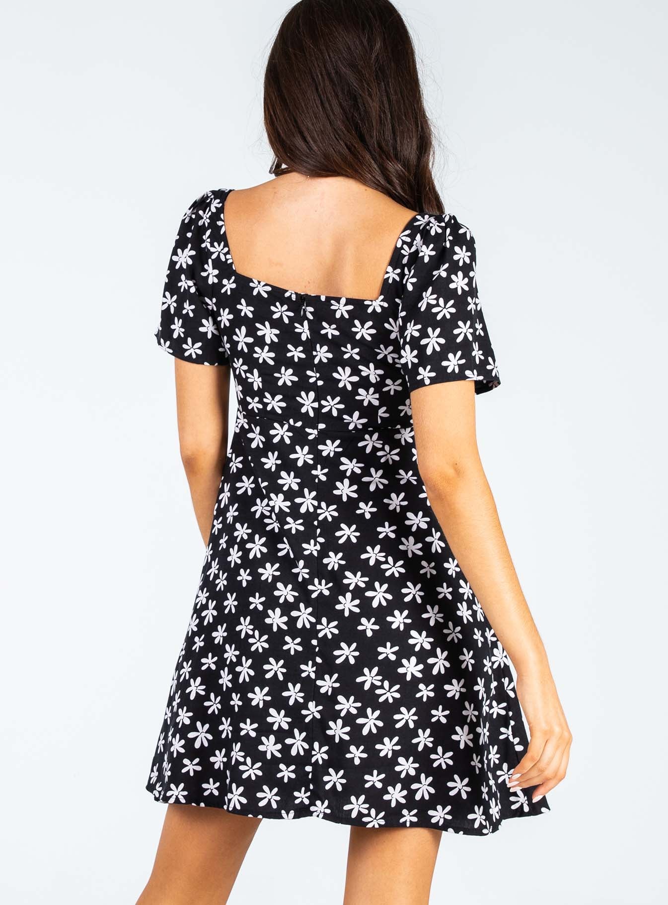 daisy black dress