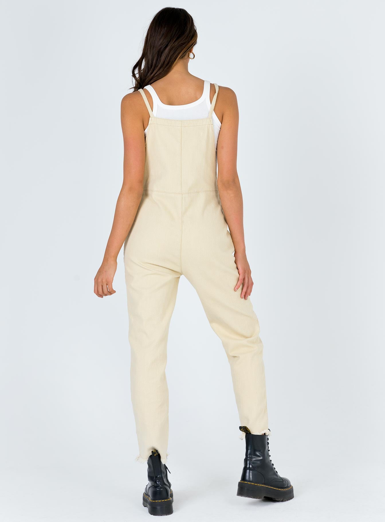 minkpink denim jumpsuit