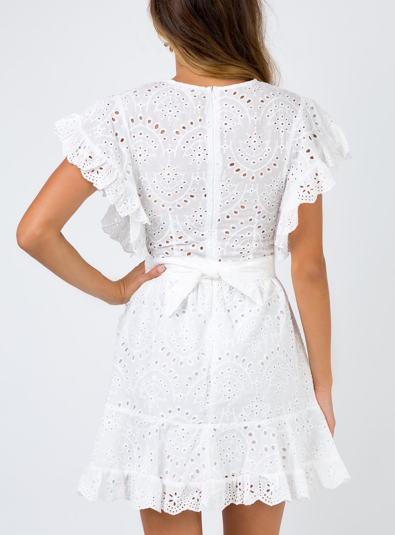 princess polly white lace dress