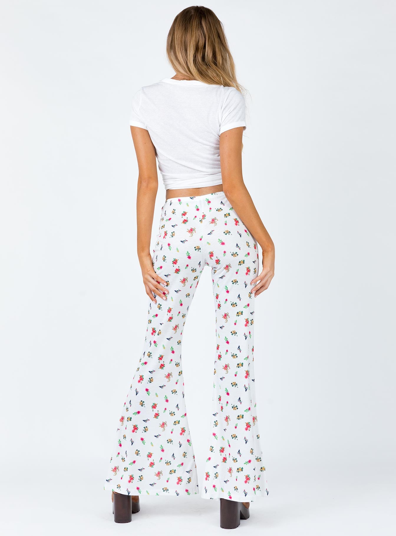 daisy flare pants