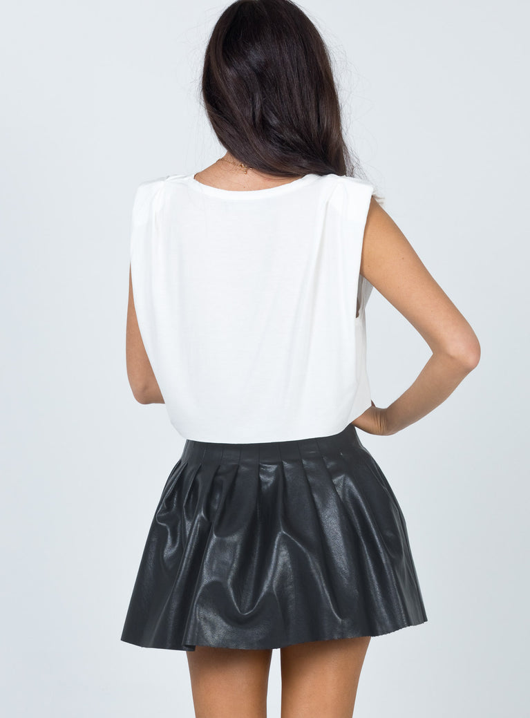 Samantha Mini Skirt Black