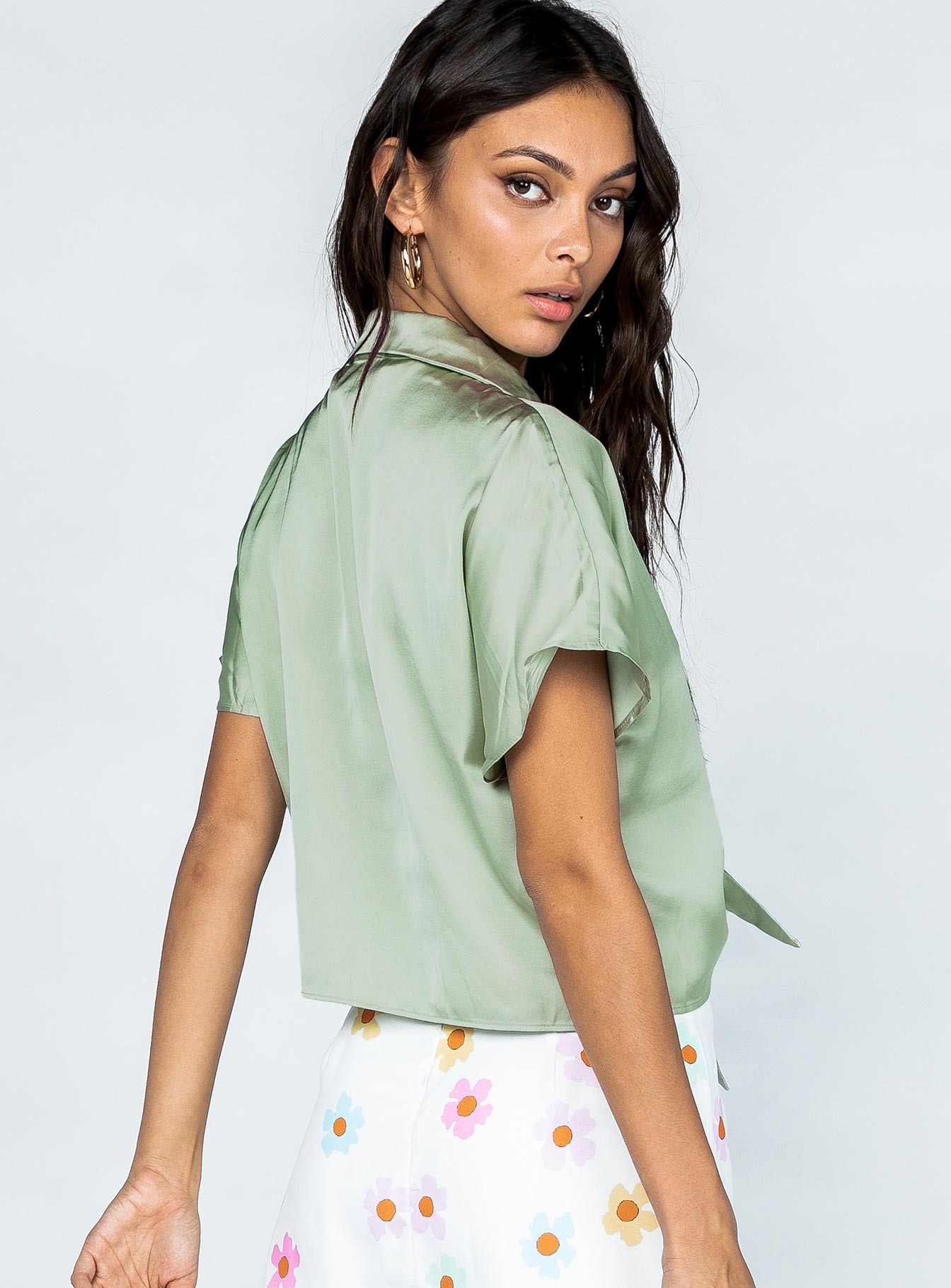 Everly Top Green