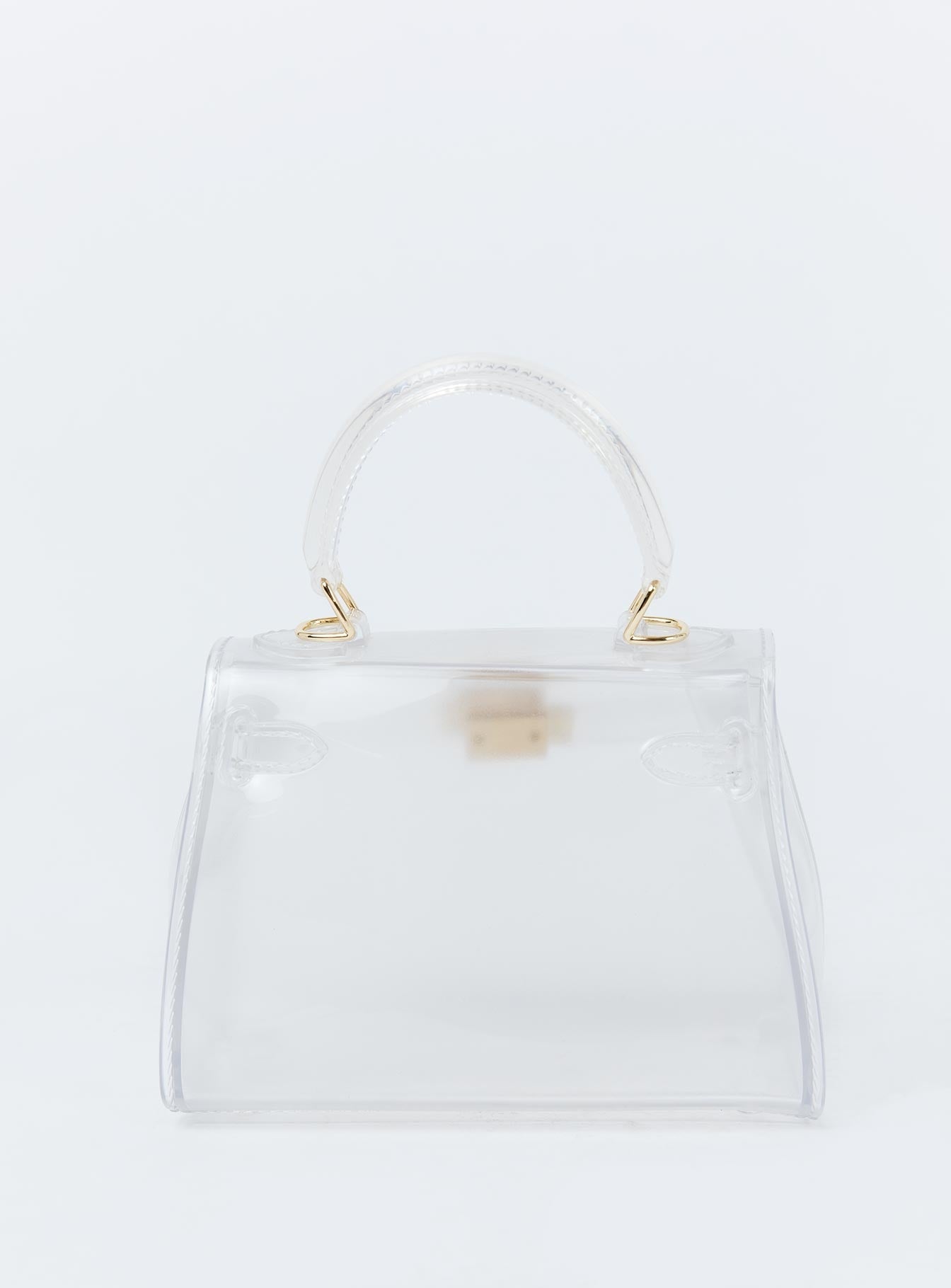 clear top handle bag