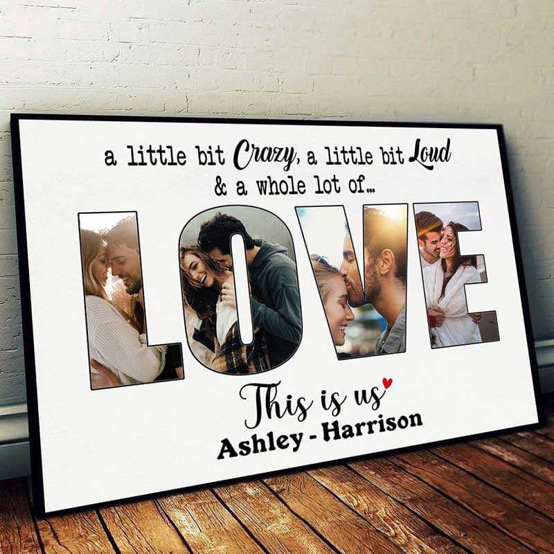 Family Gifts Family Whole Lot Of Love Photo Personalized
