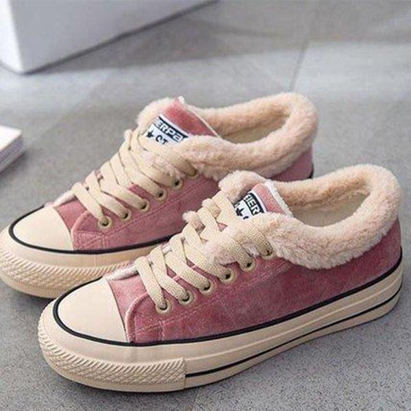 suede fur lined converse