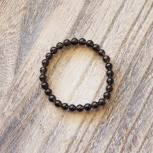 Bracelet en Quartz fumé – Perles 6mm