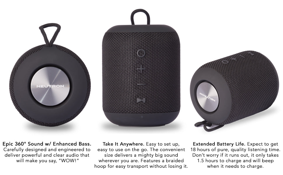 Portable bluetooth speaker