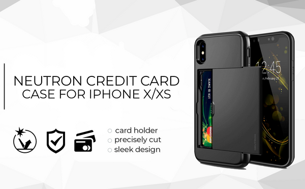 neutron iphone x case with card holder