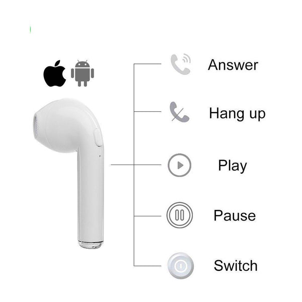 answer calls and play music with wireless earbuds