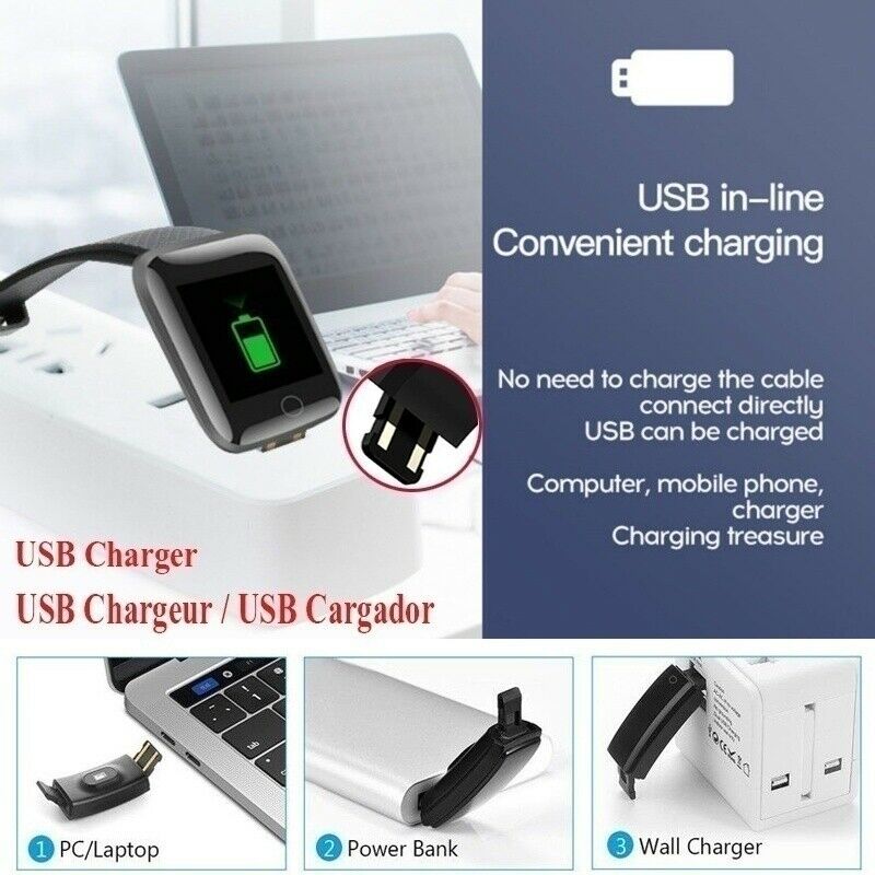 smartwatch with USB charger