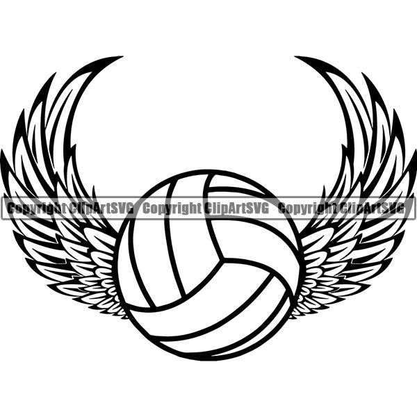 Volleyball – ClipArt SVG