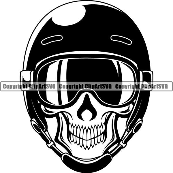 Sports Snowboarding Snowboard Skiing Ski Helmet Googles Skull Skeleton ...
