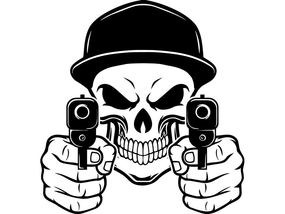 Download Gangster Thug Criminal Guns Cap ClipArt SVG - ClipArt SVG