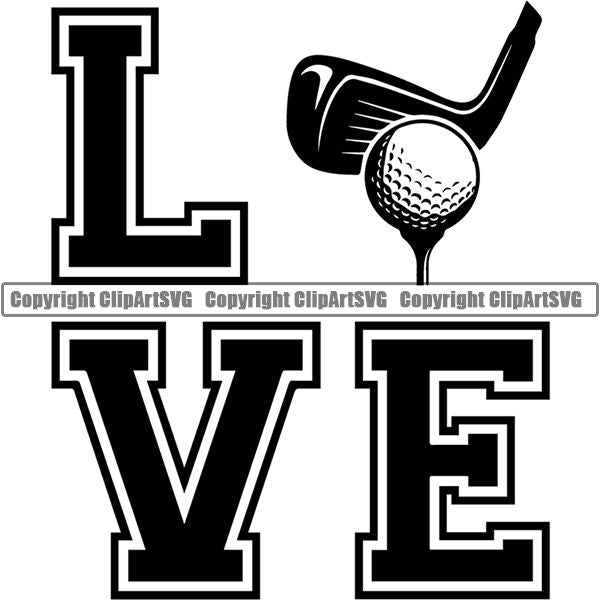 Download Sports Game Golf Love ClipArt SVG - ClipArt SVG