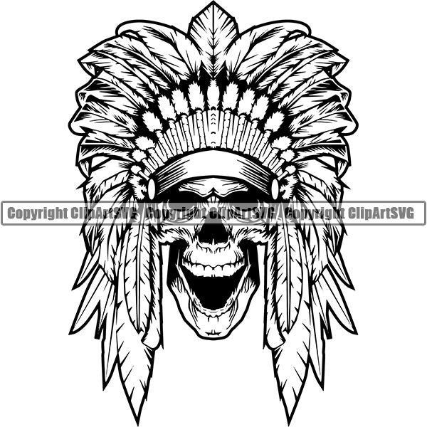 Native American Indians – ClipArt SVG