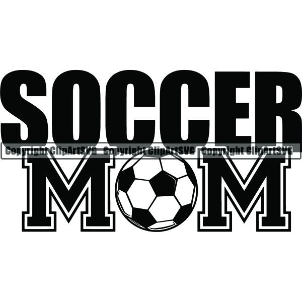 Sports Soccer Mom ClipArt SVG – ClipArt SVG