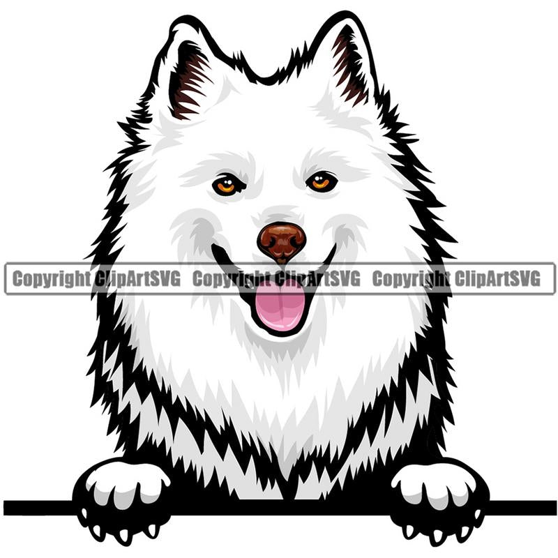 Download Dogs Peeking Color - ClipArt SVG