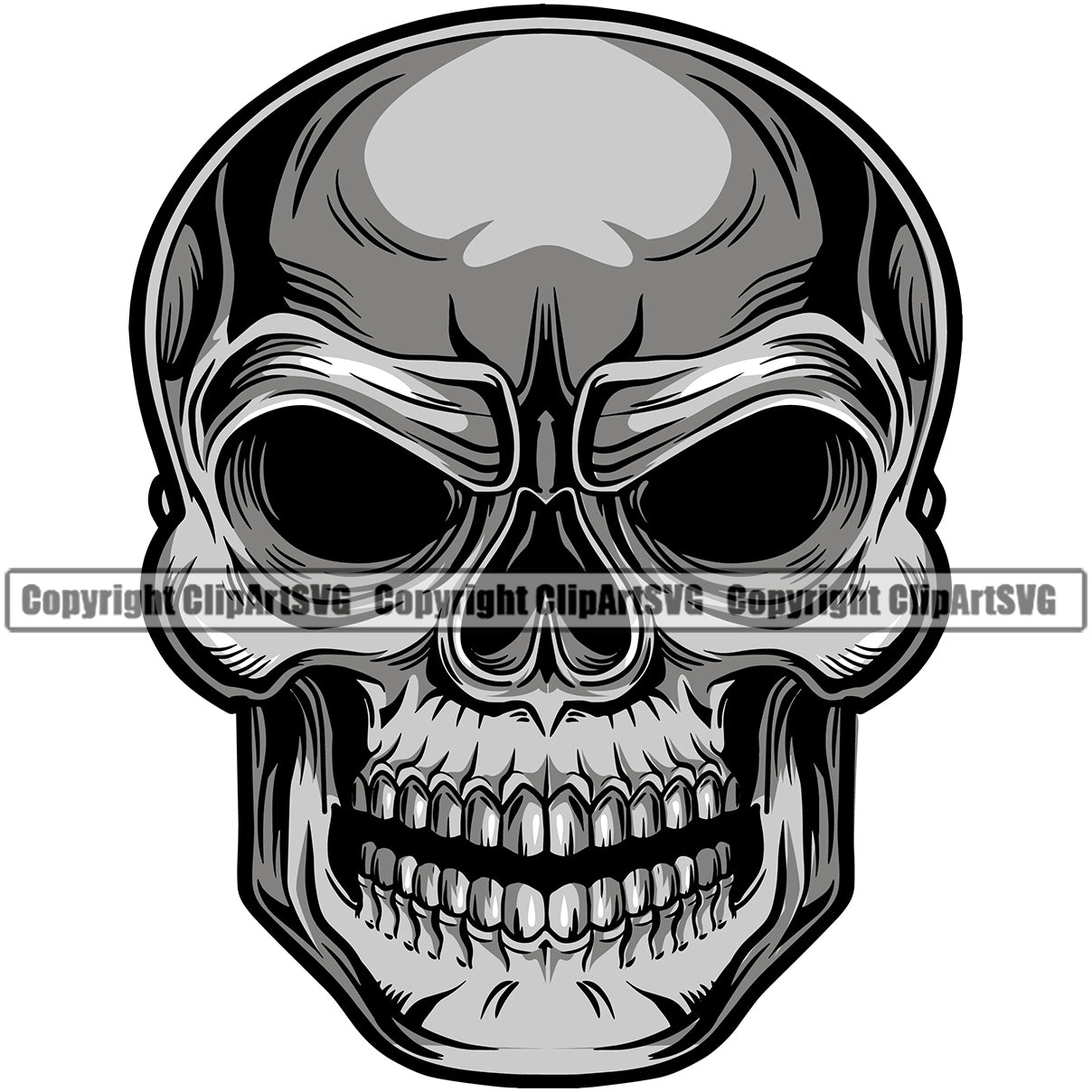 Death Evil Skull Horror Skeleton Horror Tattoo Scary Death Halloween ...