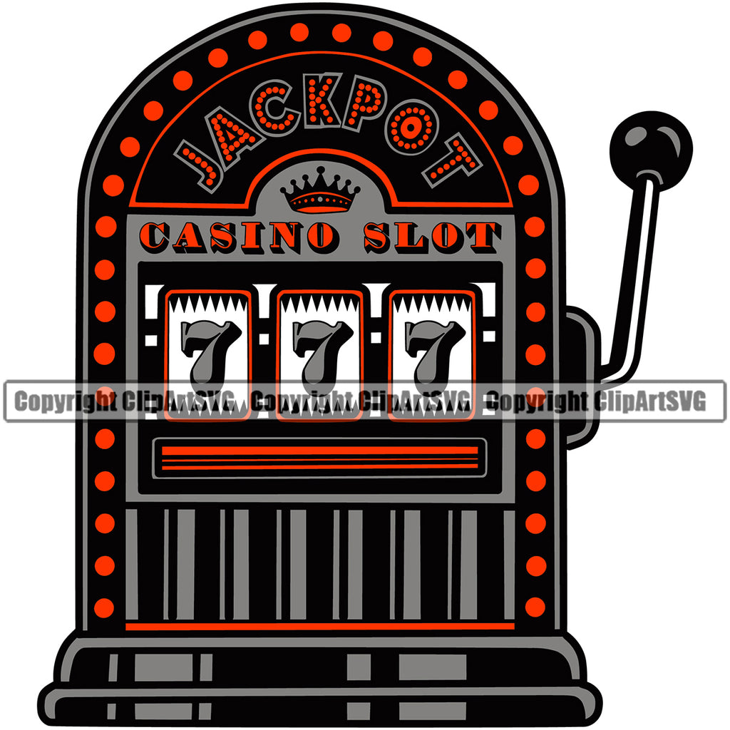 slot machine clipart black and white cars