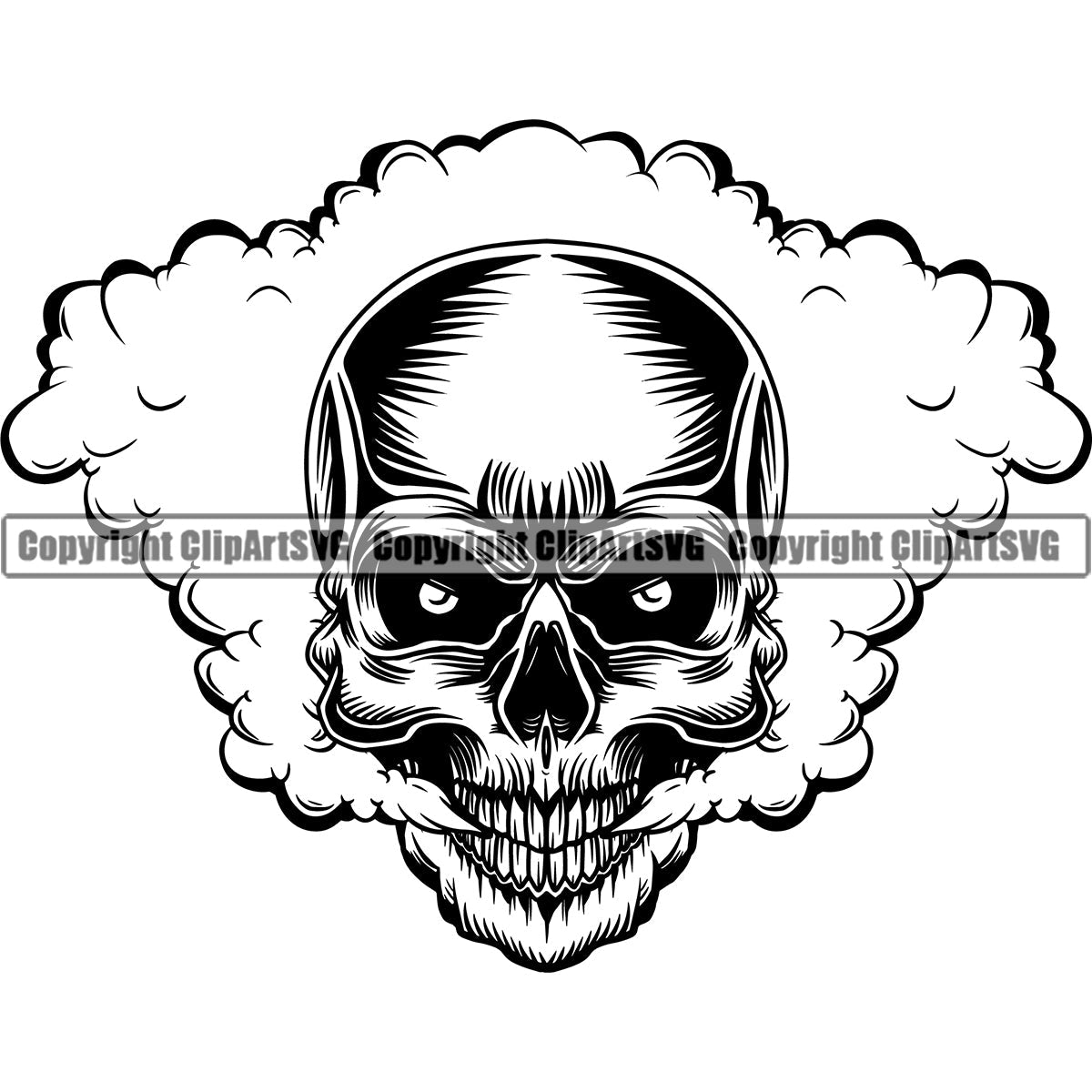 Skull Head Skeleton Face Scary Skull Dead Head Evil Kill Killer Head ...