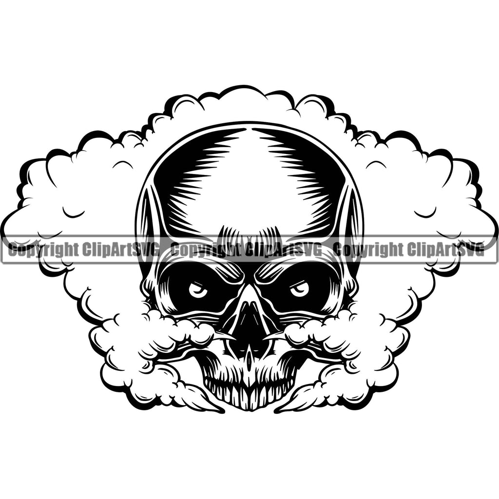 Skull Head Skeleton Face Scary Skull Dead Head Evil Kill Killer Head ...