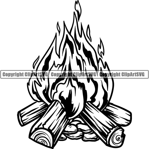 Camping Hiking Clipart Svg