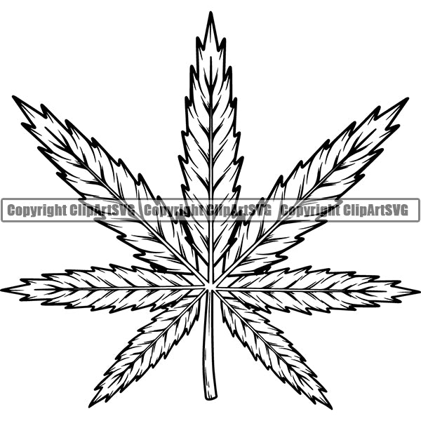 Marijuana Leaf Cannabis Pot Weed Smoke Smoking ClipArt SVG – ClipArt SVG