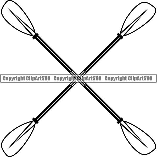 Download Kayak Kayaking Canoe Canoeing Raft Rafting Paddle Ore Logo ...