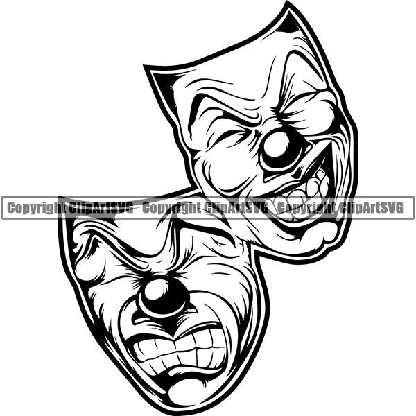 Download Skull Skeleton Mask Smile Now Cry Later Tattoo Tat ClipArt ...