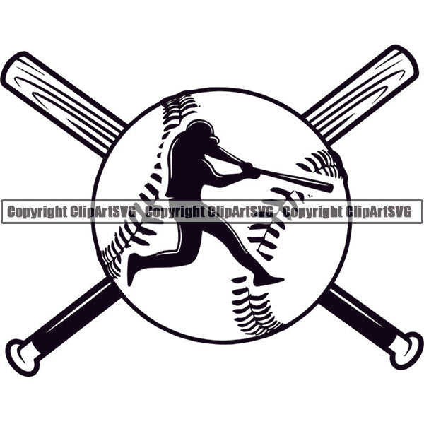 Baseball Logo ClipArt SVG – ClipArt SVG