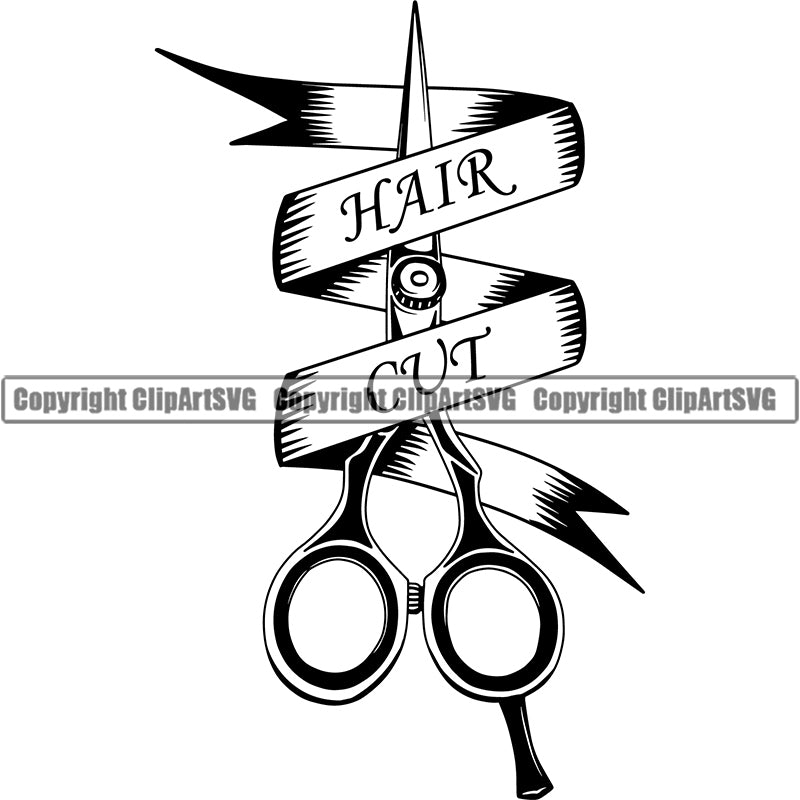 Comb Scissors with Floral Svg Hair Stylist Svg Haircut Svg