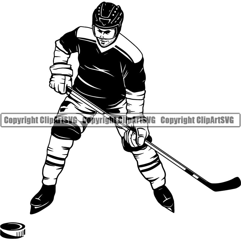 Download Hockey Clipart Svg