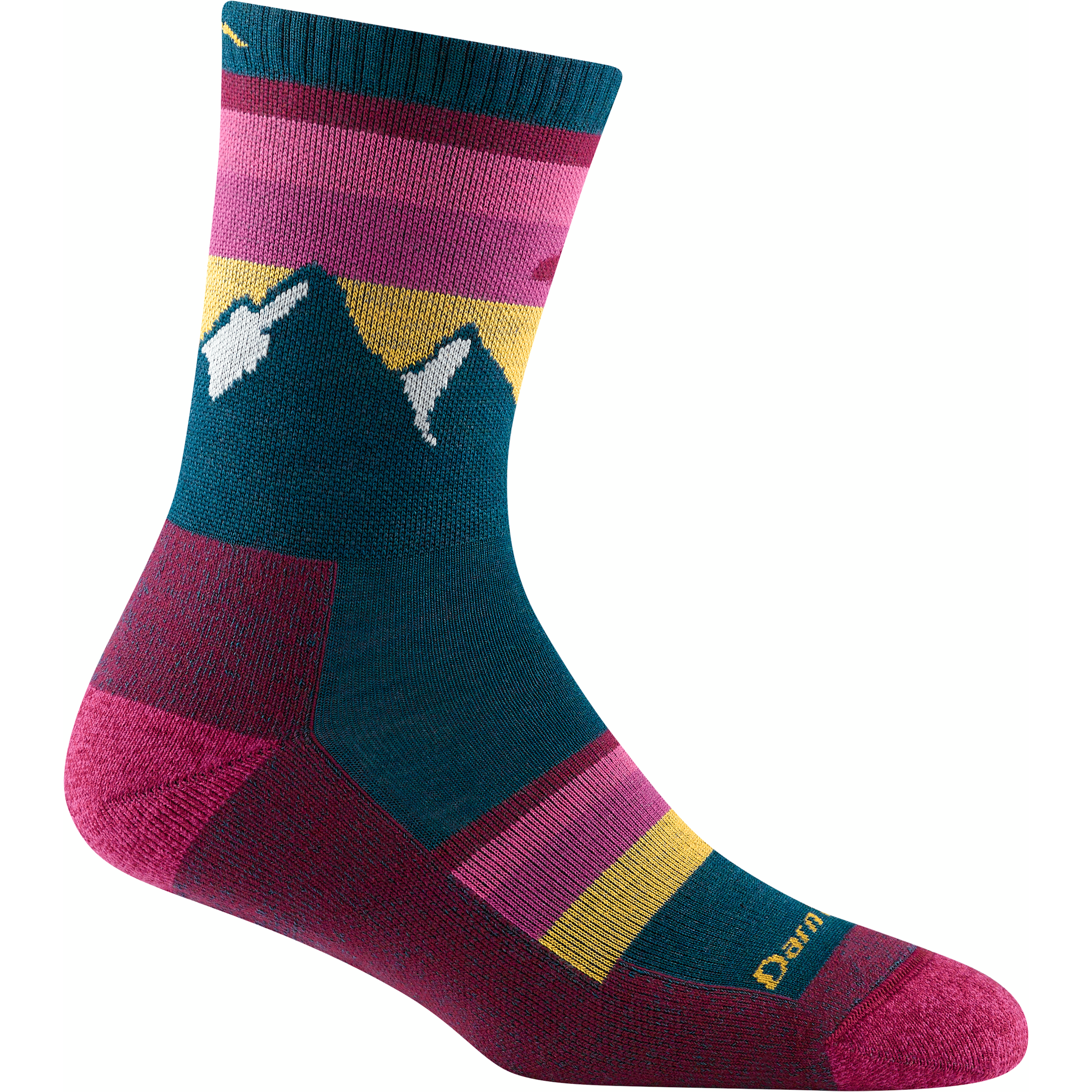 Image of Darn Tough Womens Sunset Ledge Micro Crew Lightweight Socks