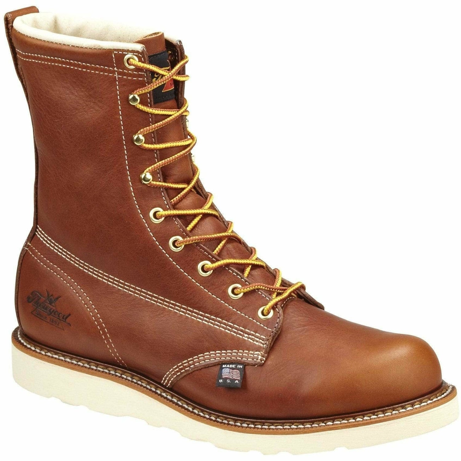 Thorogood American Heritage 8in Round Toe Wedge Boots | GoBros.com