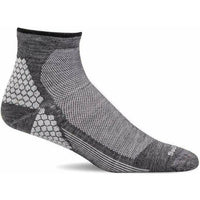 Sockwell Mens Plantar Sport Firm Compression Quarter Socks | GoBros.com