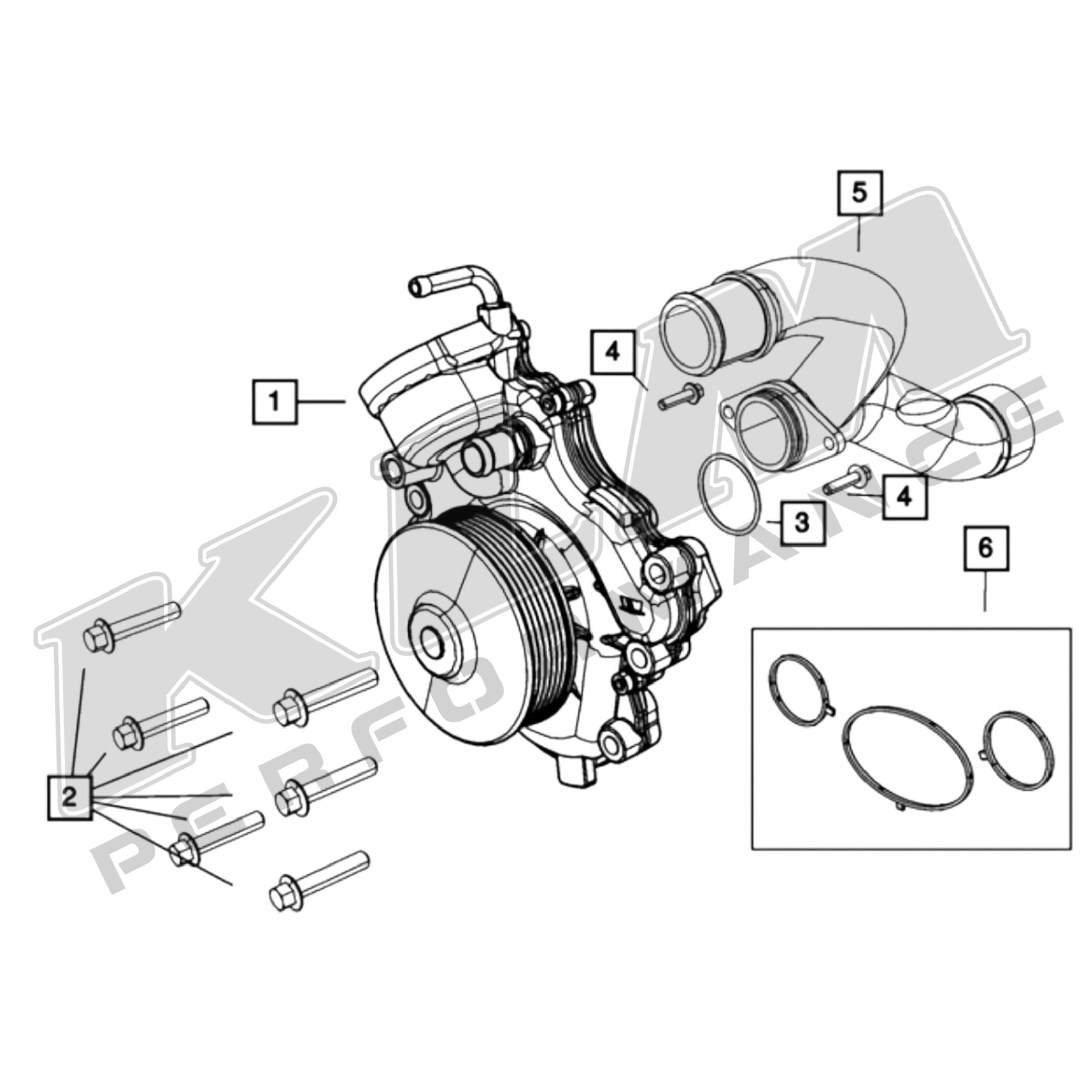  Ram 1500 3.0L Turbo filtro de combustible diesel OEM MOPAR :  Automotriz