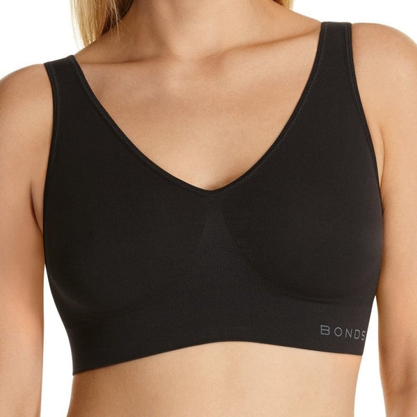 Bonds Women's Move Rib Seamless Crop - Cream - Size XL