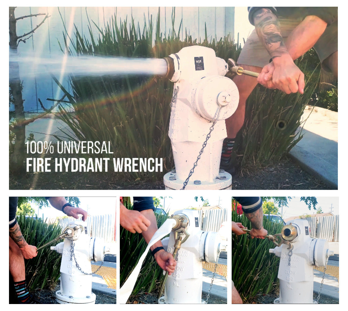 Fire Hydrant Wrench Demonstration Step-By-Step