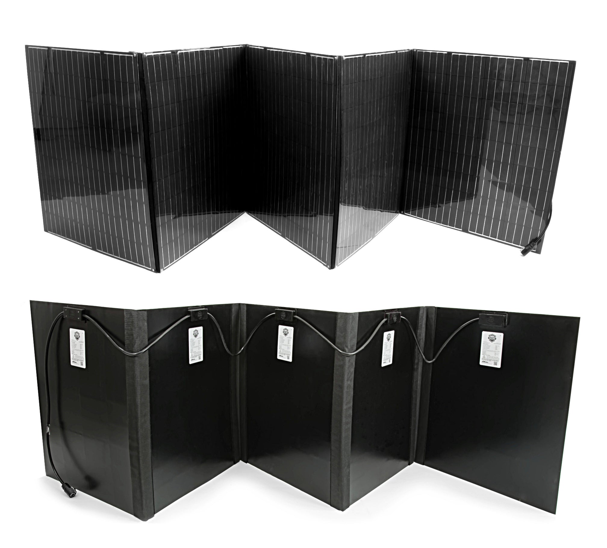 folding 400 watt solar panel system array portable lightweight