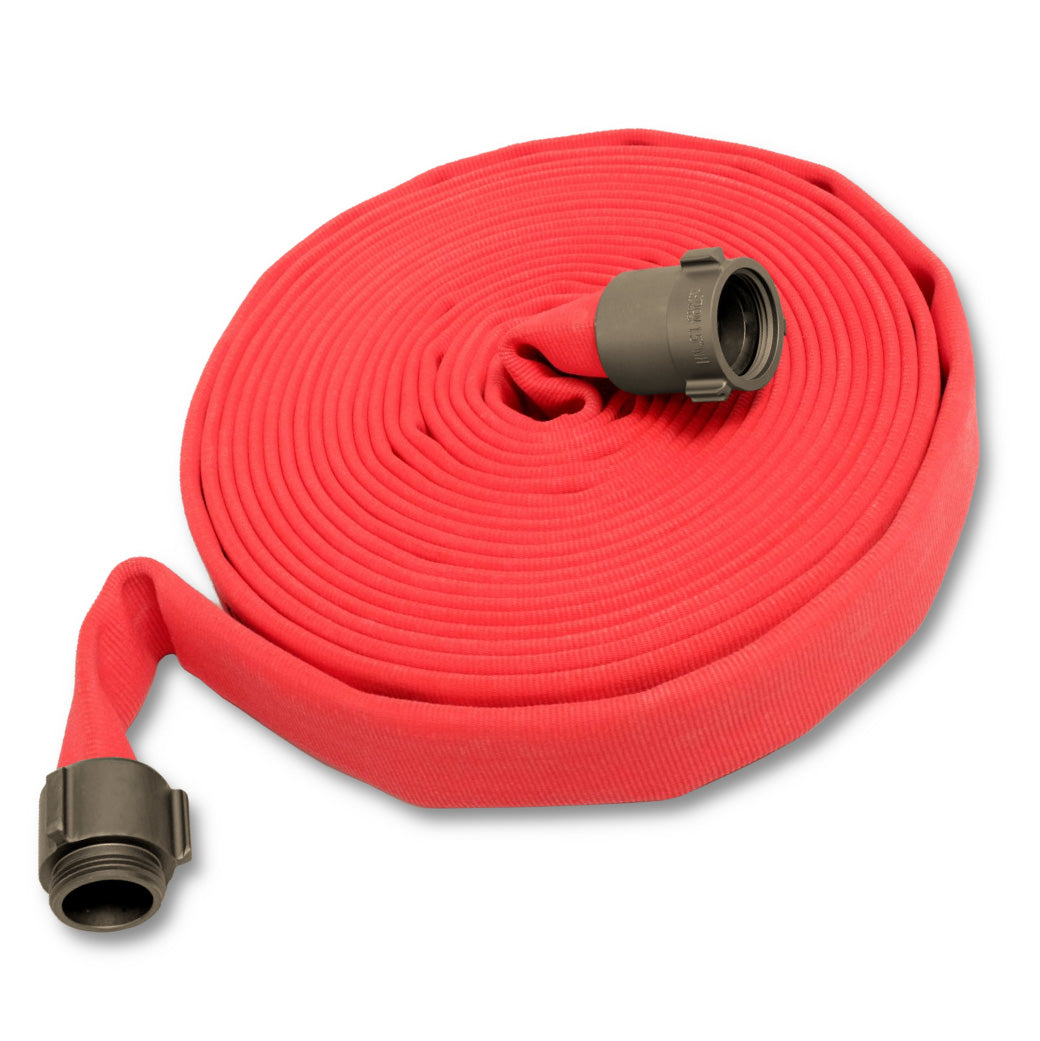 3 Red Fire Hose Double Jacket