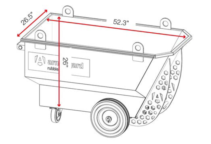 RubbleTruck Dimensions