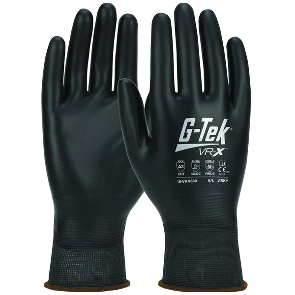 Seamless Knit Engineered Yarn Glove with Premium Nitrile Coated MicroFoam  Grip on Palm & Fingers - Touchscreen Compatible - 34-8743/M