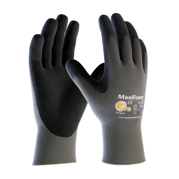 Nitrile shop work gloves