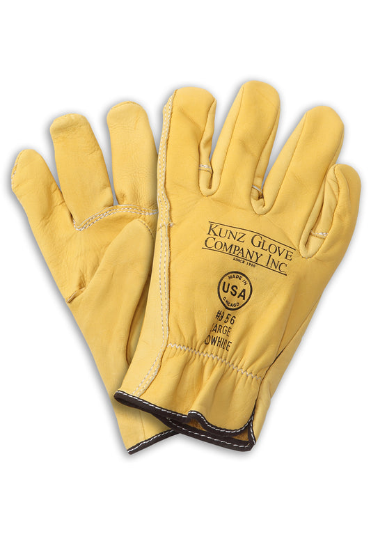 Kunz Cowhide Driver Style Work Glove with Cuff – Supplynow