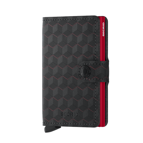 Secrid Miniwallet Perforated Black | Red – Saleys Travel Goods