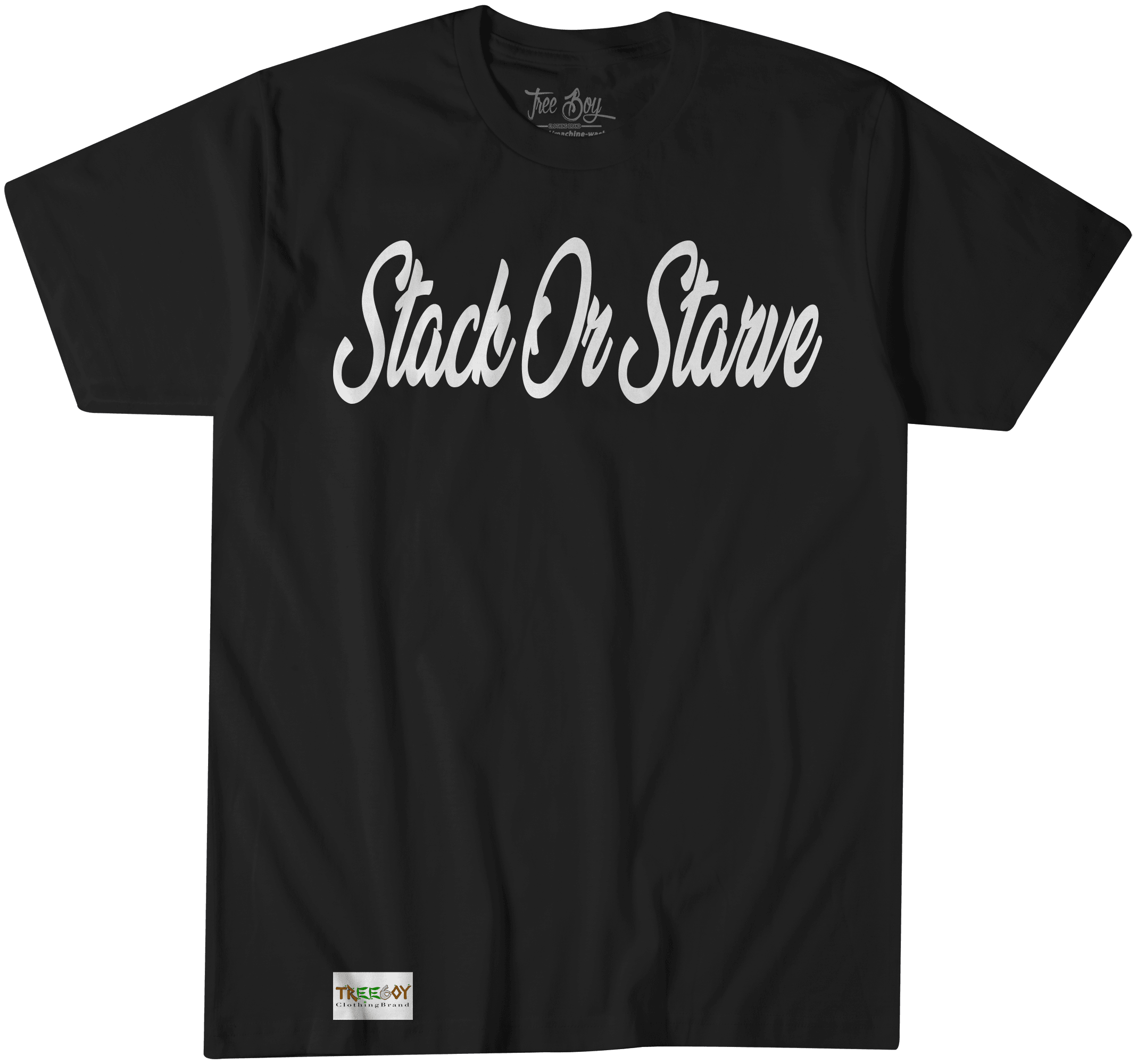 Stack Or Starve (puff print) – TREE BOY CLOTHING BRAND